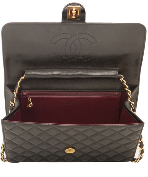 chanel single flap bag vintage|Vintage Chanel full flap bag.